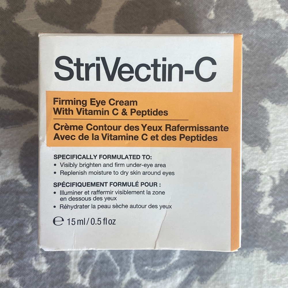 StriVectin Firming Eye Cream With Vitamin C & Peptides New In Box